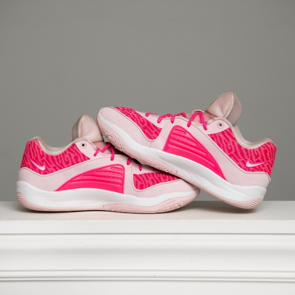 Nike By You KD 16 Aunt Pearl Pink FB2390-90 M7 / W8.5 Hot Pink Blush Pink - Picture 6 of 8
